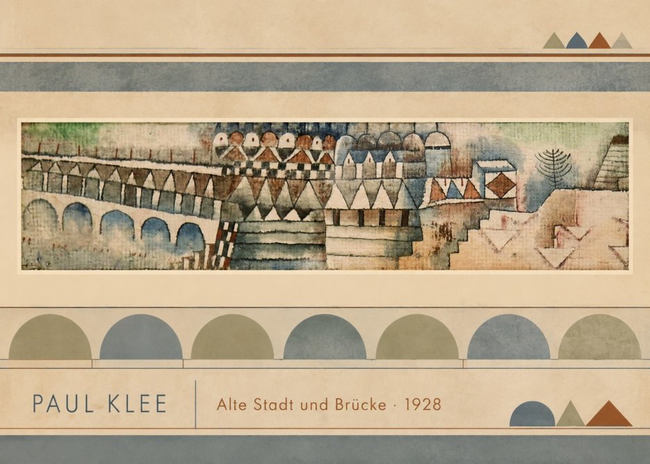 Paul Klee Alte Stadt Und Brücke No3 - Plakát