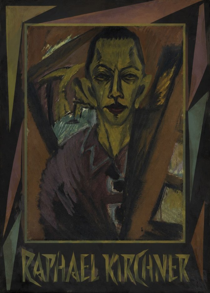 Raphael Kirchner Self-portrait No1 - Plakát