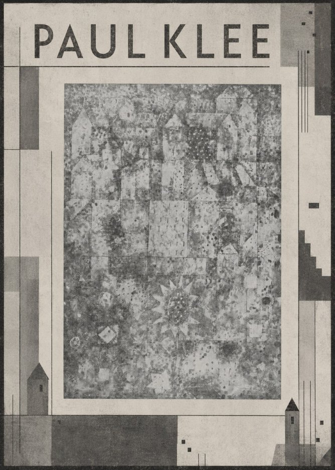 Paul Klee Town and Country No6 - Plakát