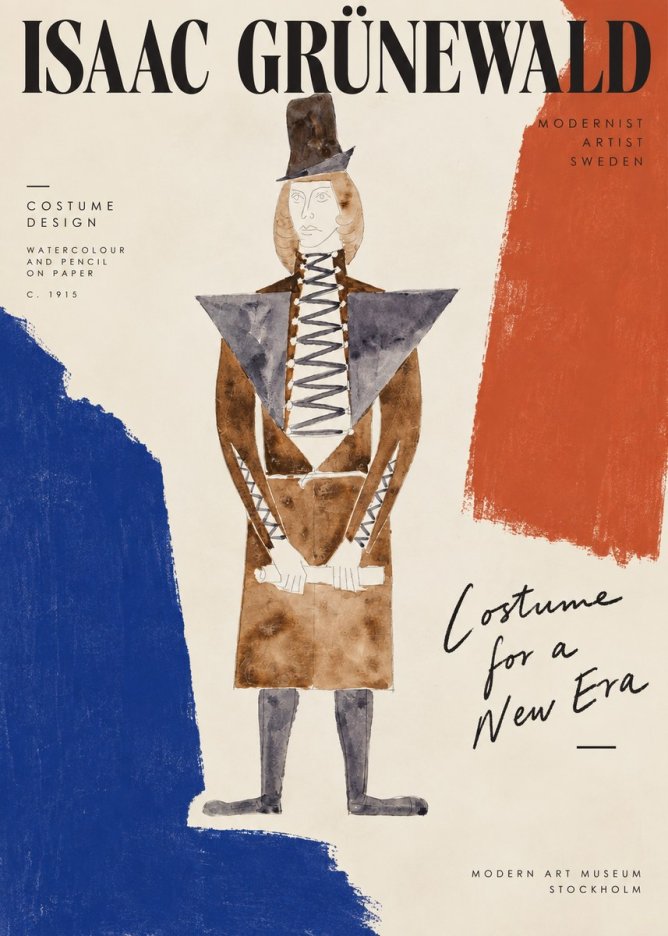 Isaac Grünewald Costume Design XIII No5 - Plakát