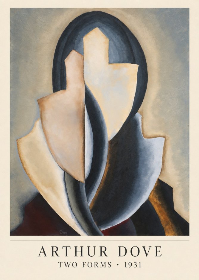 Arthur Dove Two Forms No4 - Plakát