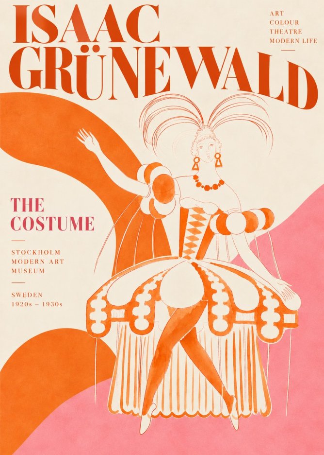Isaac Grünewald The Costume II No5 - Plakát