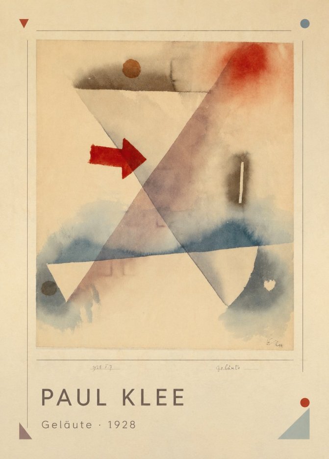 Paul Klee Geläute No1 - Plakát