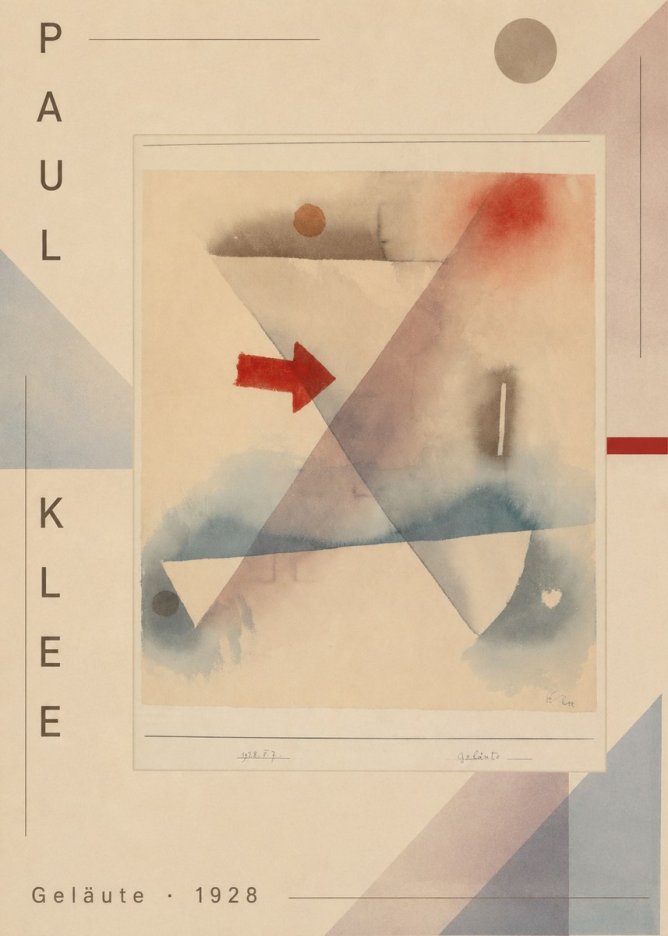 Paul Klee Geläute No2 - Plakát