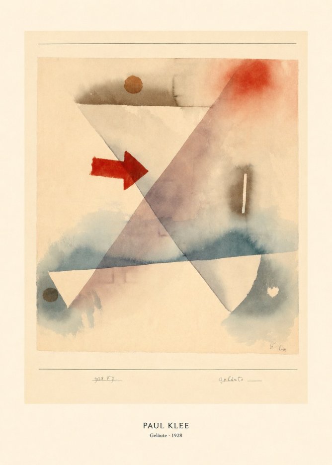 Paul Klee Geläute No5 - Plakát
