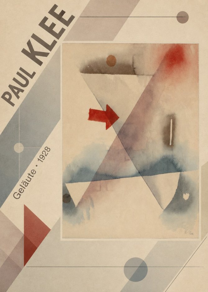 Paul Klee Geläute No6 - Plakát