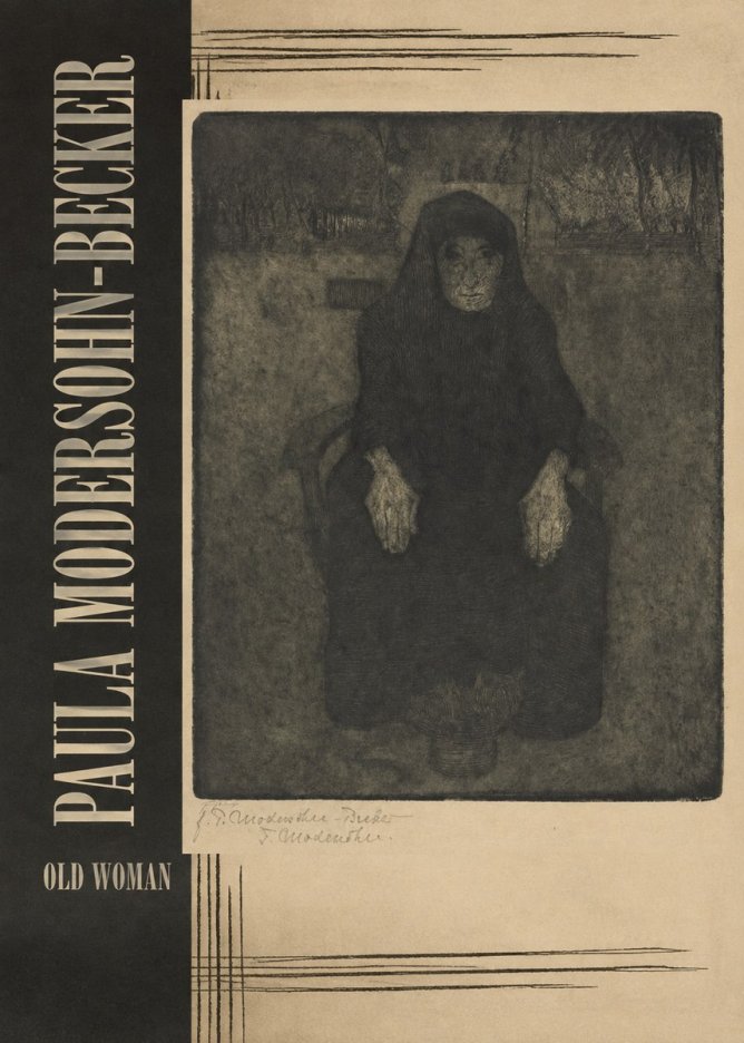 Paula Modersohn-Becker Old Woman No2 - Plakát