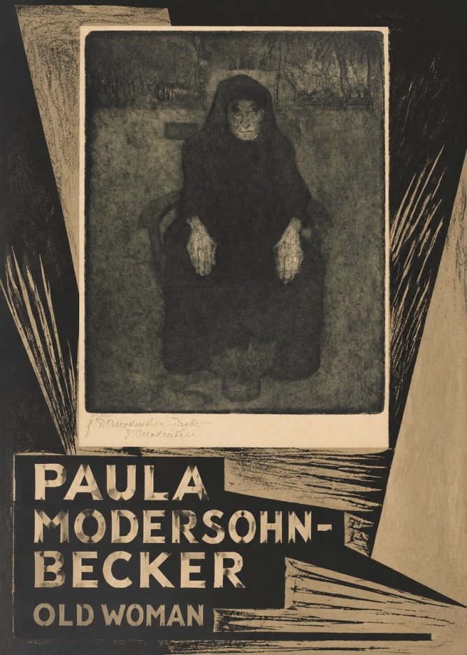 Paula Modersohn-Becker Old Woman No5 - Plakát