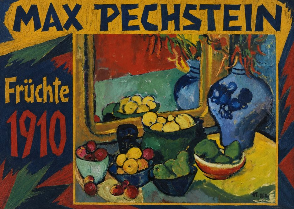 Max Pechstein Früchte 1910 No1 - Plakát