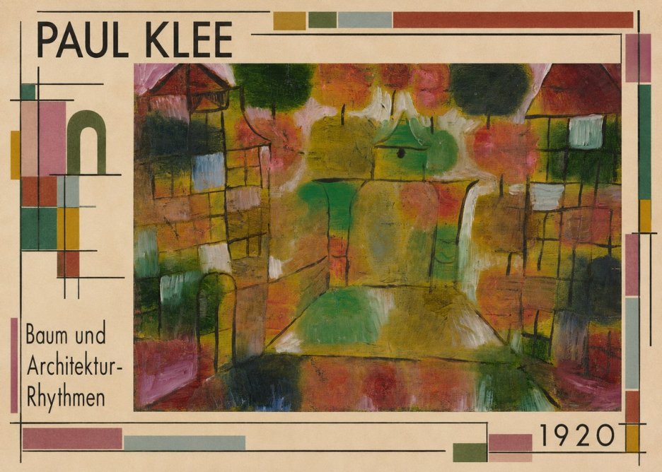 Paul Klee Baum Und Architektur-rhythmen No2 - Plakát