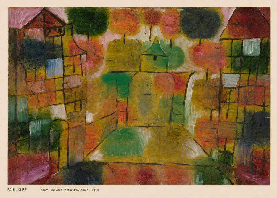 Paul Klee Baum Und Architektur-rhythmen No4 - Plakát