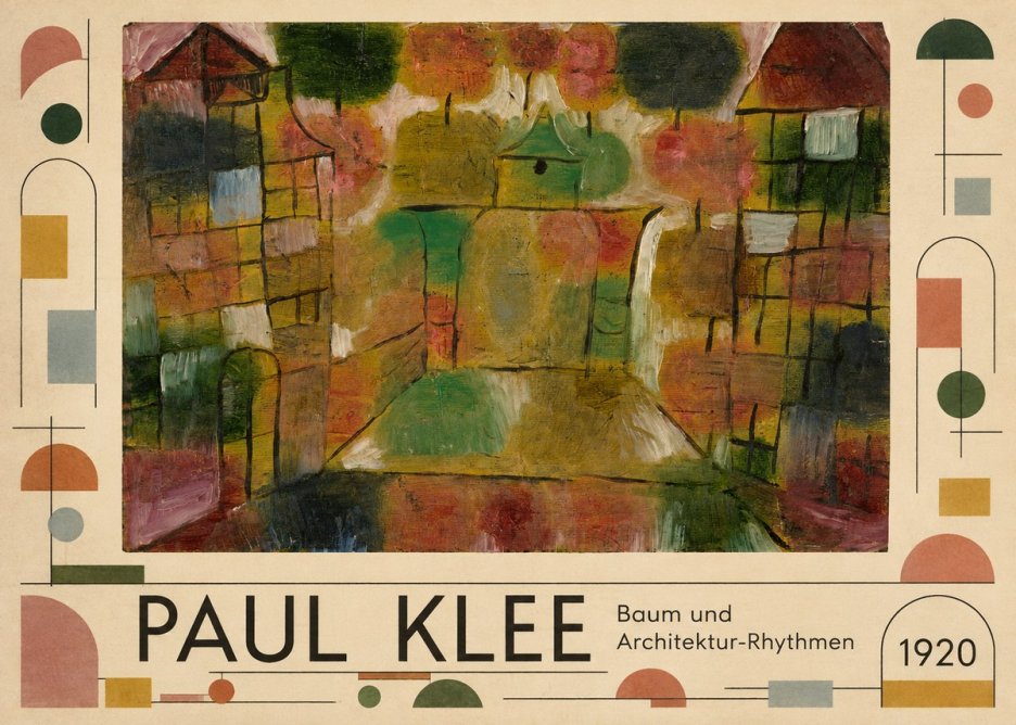 Paul Klee Baum Und Architektur-rhythmen No5 - Plakát