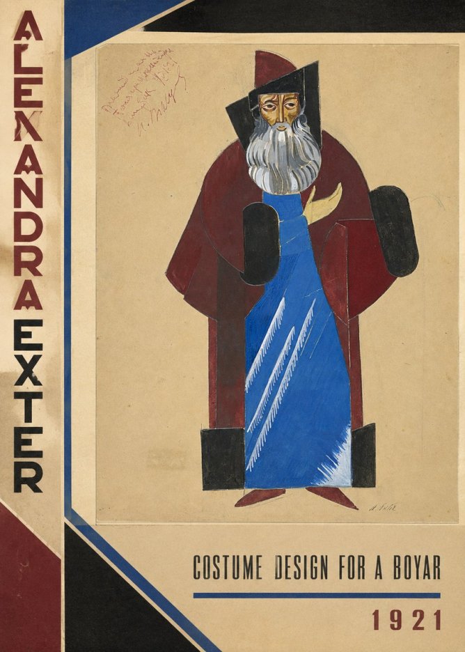 Alexandra Exter Costume Design for a Boyar No2 - Plakát