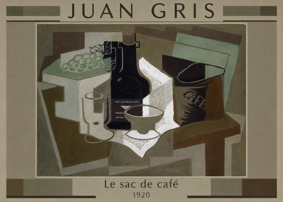 Juan Gris Le Sac De Café No1 - Plakát