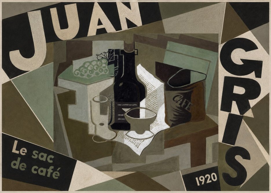 Juan Gris Le Sac De Café No5 - Plakát