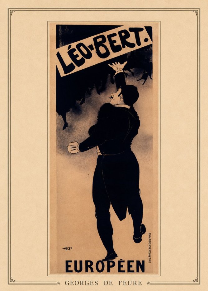 Georges de Feure Léo-bert! II No4 - Plakát