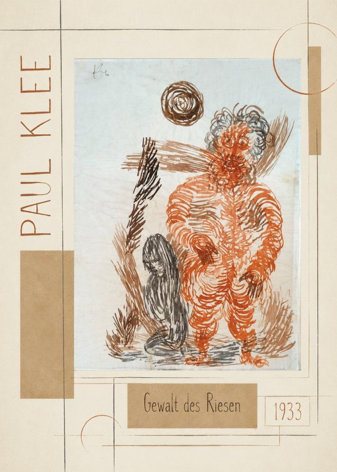 Paul Klee Gewalt Des Riesen II No2 - Plakát