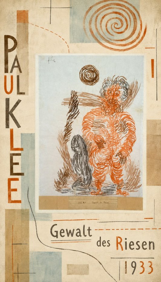 Paul Klee Gewalt Des Riesen II No6 - Plakát