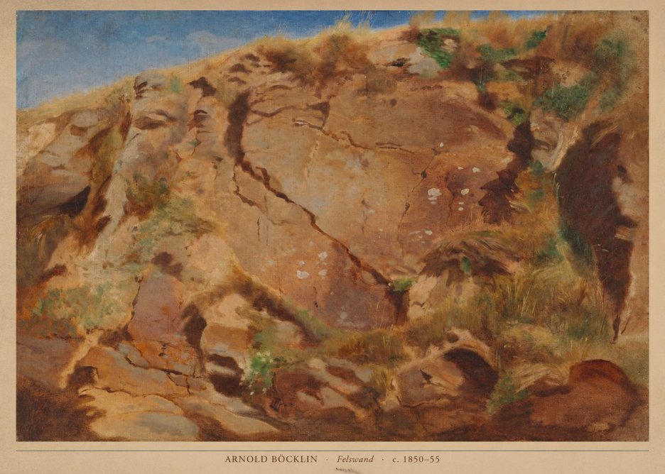 Arnold Böcklin Felswand No2 - Plakát