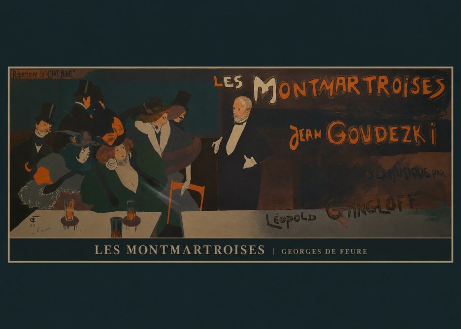 Georges de Feure Les Montmartroises No6 - Plakát