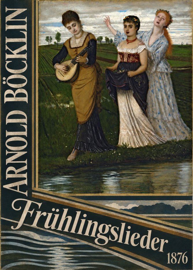 Arnold Böcklin Frühlingslieder No6 - Plakát