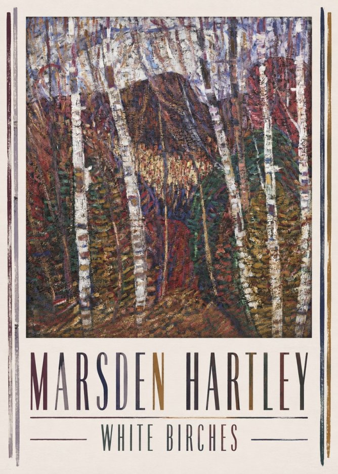 Marsden Hartley White Birches No1 - Plakát