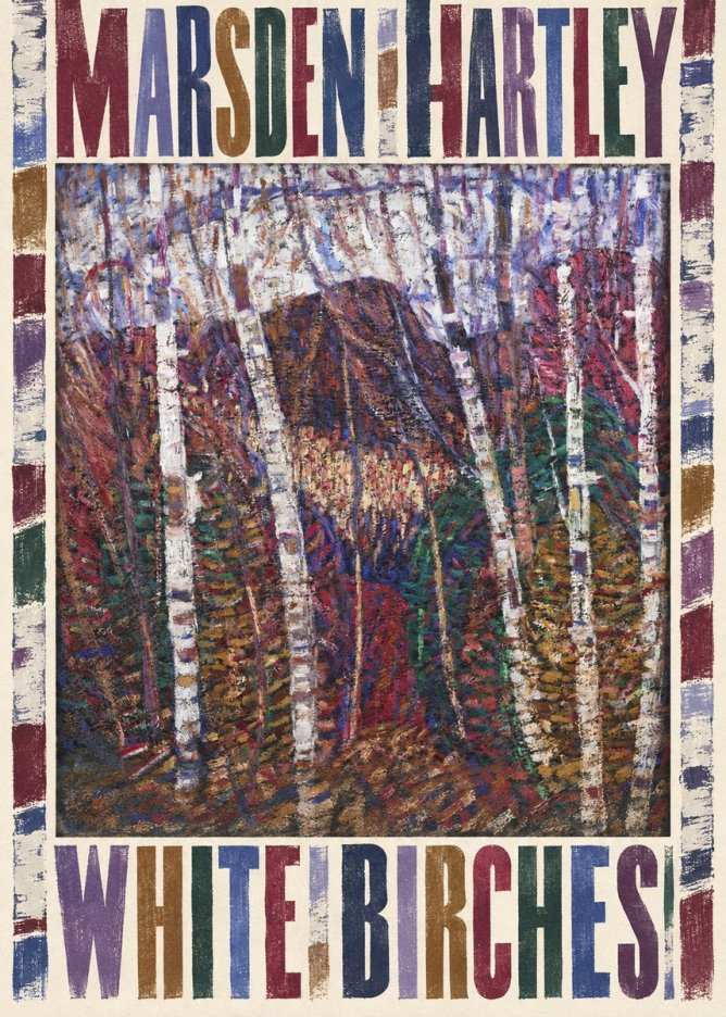 Marsden Hartley White Birches No5 - Plakát