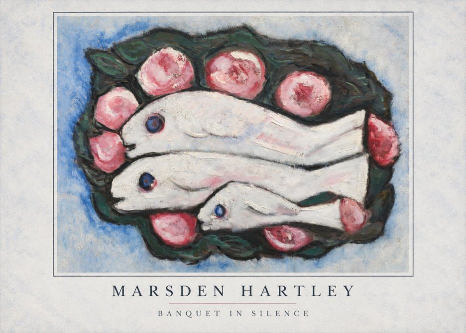Marsden Hartley Banquet in Silence No4 - Plakát