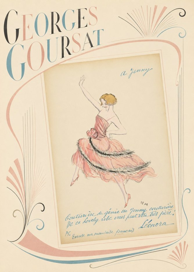 Georges Goursat A Jenny No3 - Plakát