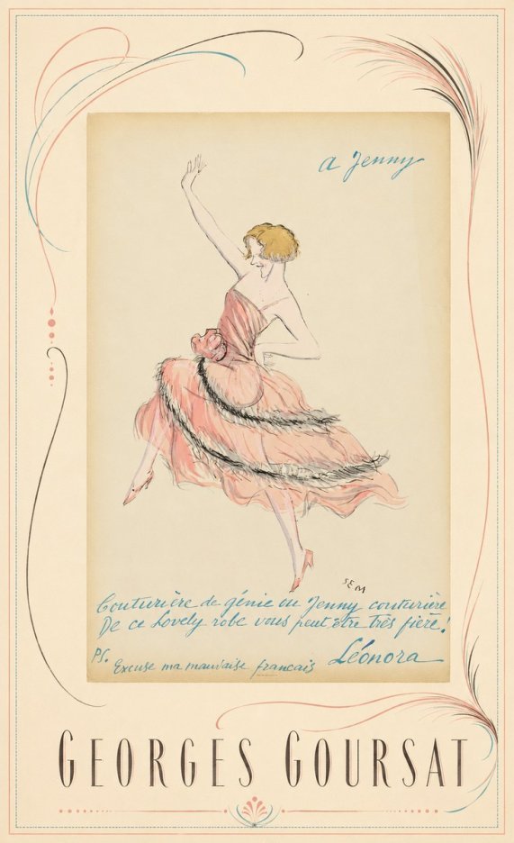 Georges Goursat A Jenny No4 - Plakát