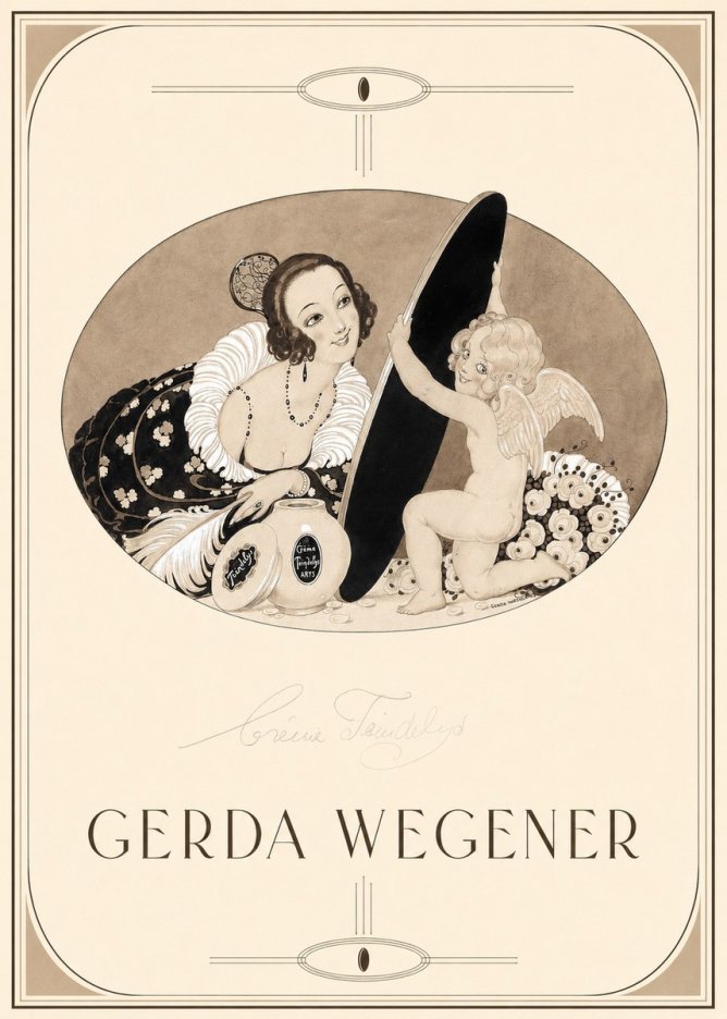 Gerda Wegener Crème Teindelys II No1 - Plakát