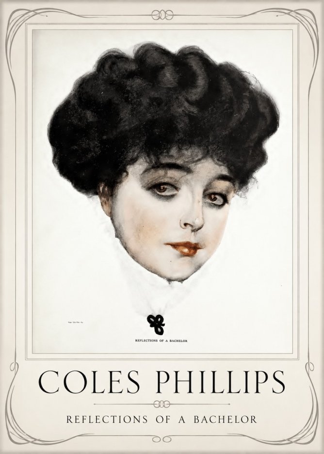 Coles Phillips Reflections of a Bachelor No1 - Plakát