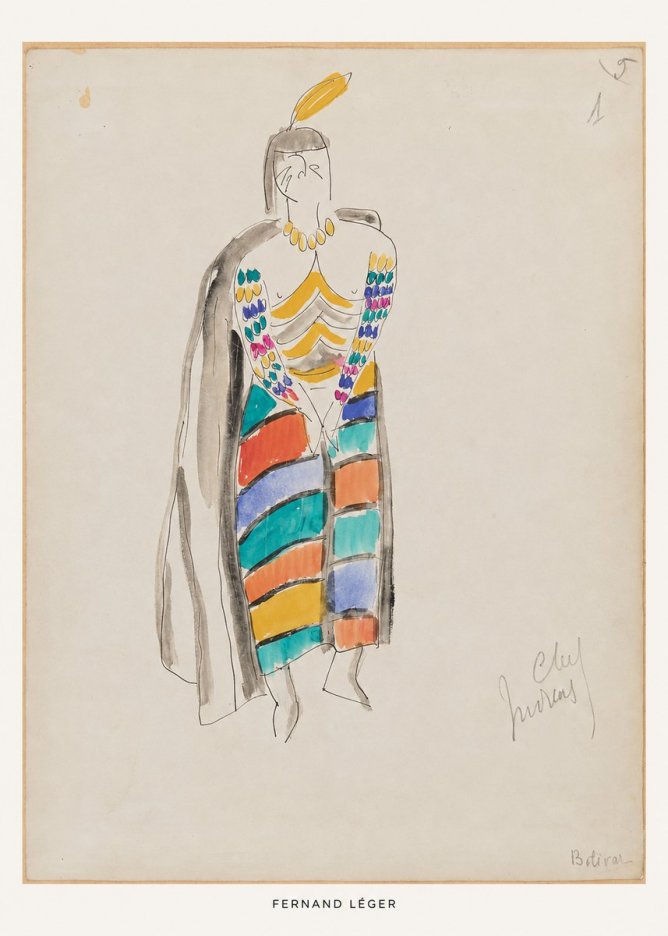 Fernand Léger Chef Moreau No6 - Plakát