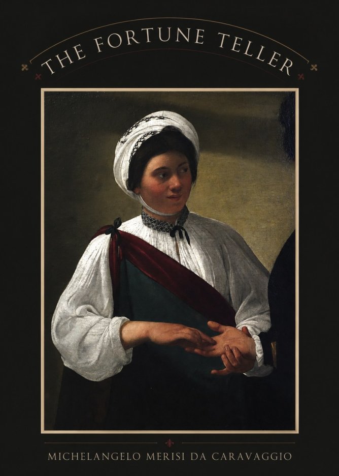Michelangelo Merisi da Caravaggio The Fortune Teller IV No3 - Plakát