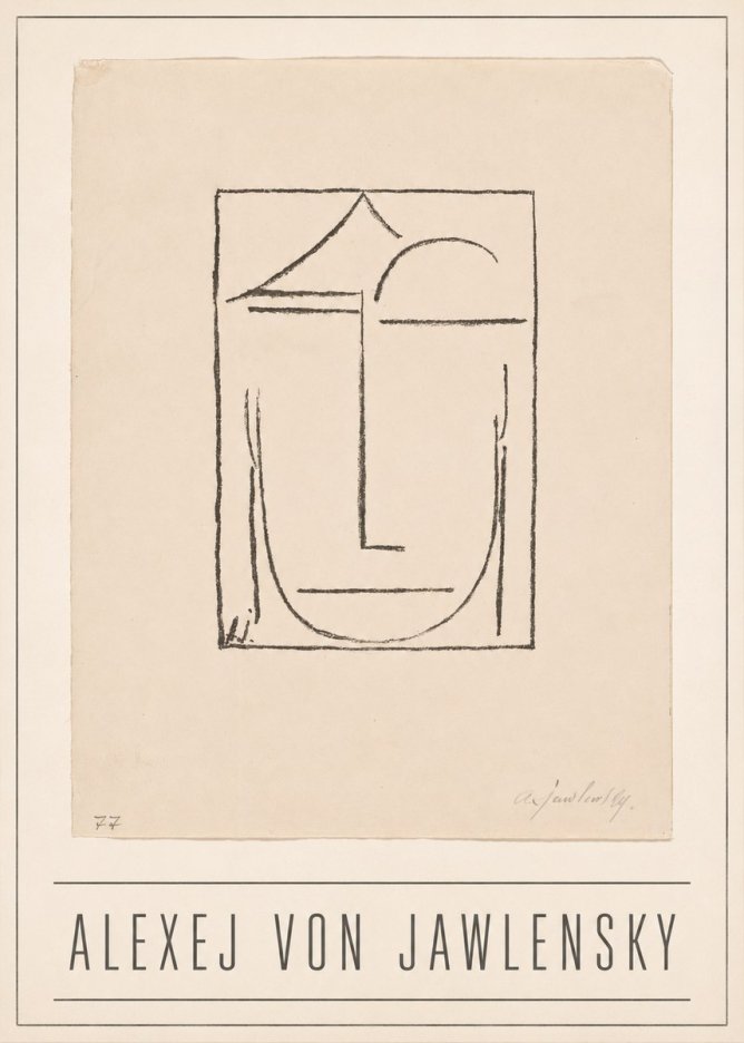 Alexej von Jawlensky Abstract Head No1 - Plakát