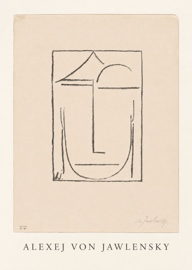 Alexej von Jawlensky Abstract Head No4 - Plakát
