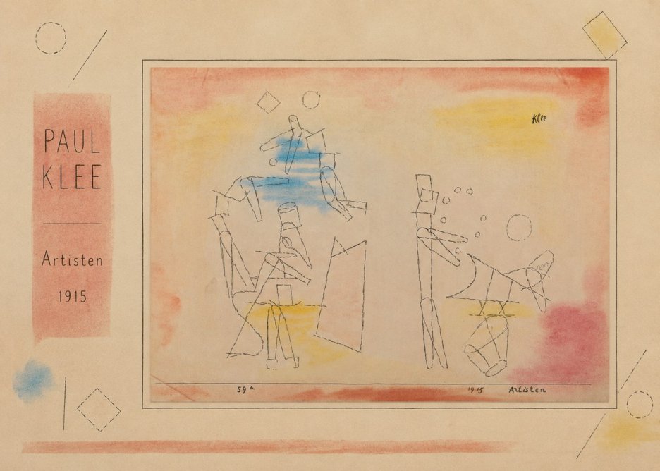 Paul Klee Artisten No2 - Plakát