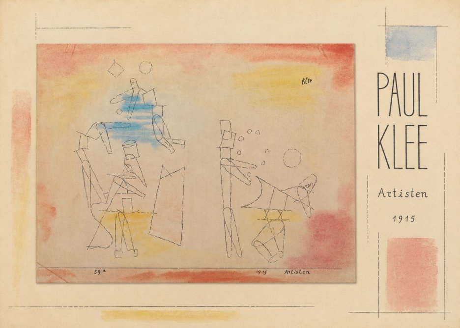 Paul Klee Artisten No5 - Plakát