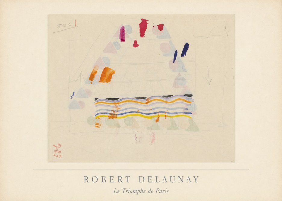 Robert Delaunay Le Triomphe De Paris V No3 - Plakát