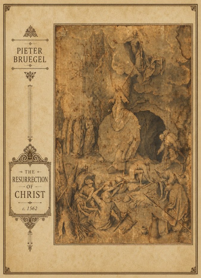 Pieter Bruegel The Resurrection of Christ No3 - Plakát