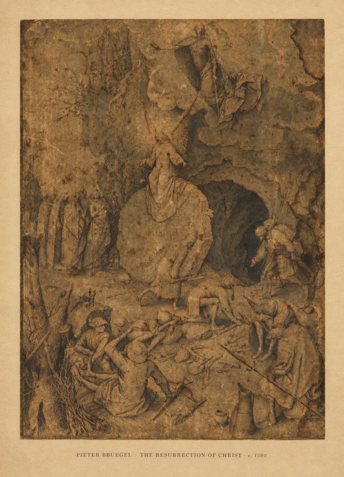 Pieter Bruegel The Resurrection of Christ No5 - Plakát