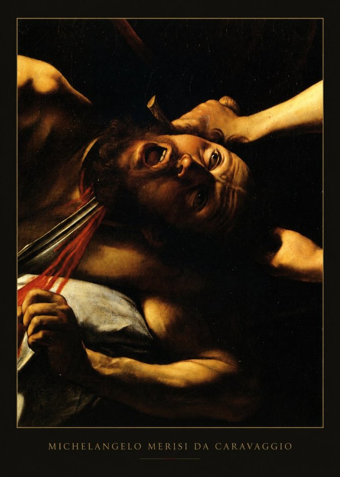 Michelangelo Merisi da Caravaggio David with the Head of Goliath IV No5 - Plakát
