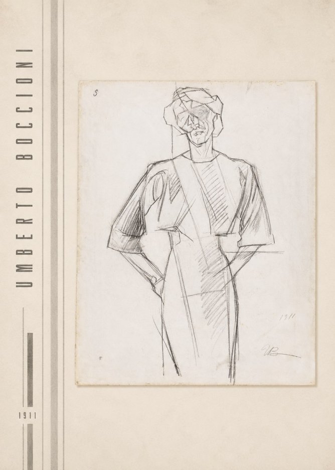 Umberto Boccioni Figure Study, 1911 No3 - Plakát