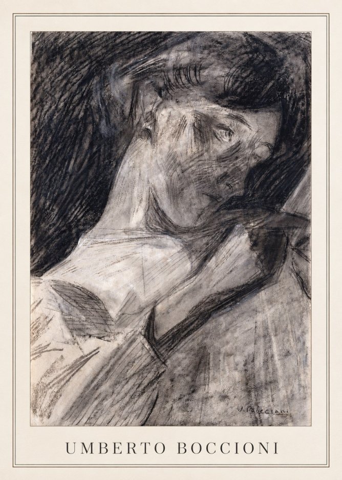 Umberto Boccioni Figure Study II No3 - Plakát