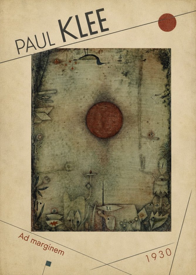Paul Klee Ad Marginem No3 - Plakát