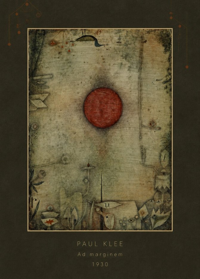 Paul Klee Ad Marginem No4 - Plakát
