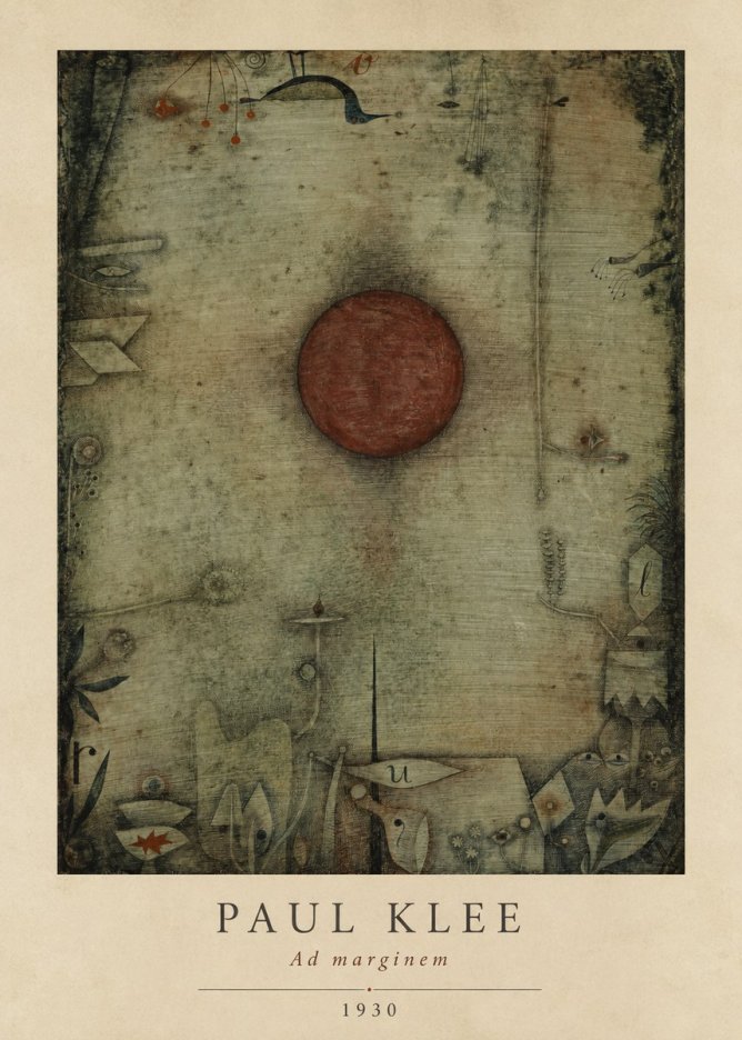 Paul Klee Ad Marginem No5 - Plakát