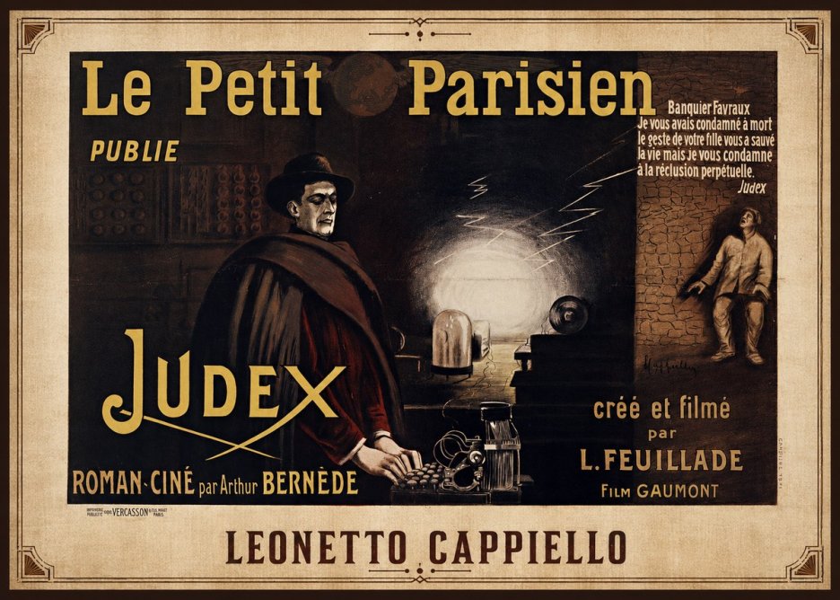 Leonetto Cappiello Judex No1 - Plakát