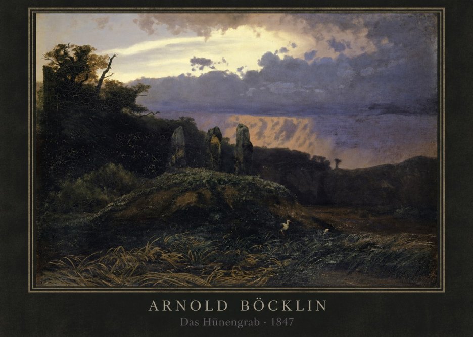 Arnold Böcklin Das Hünengrab No3 - Plakát