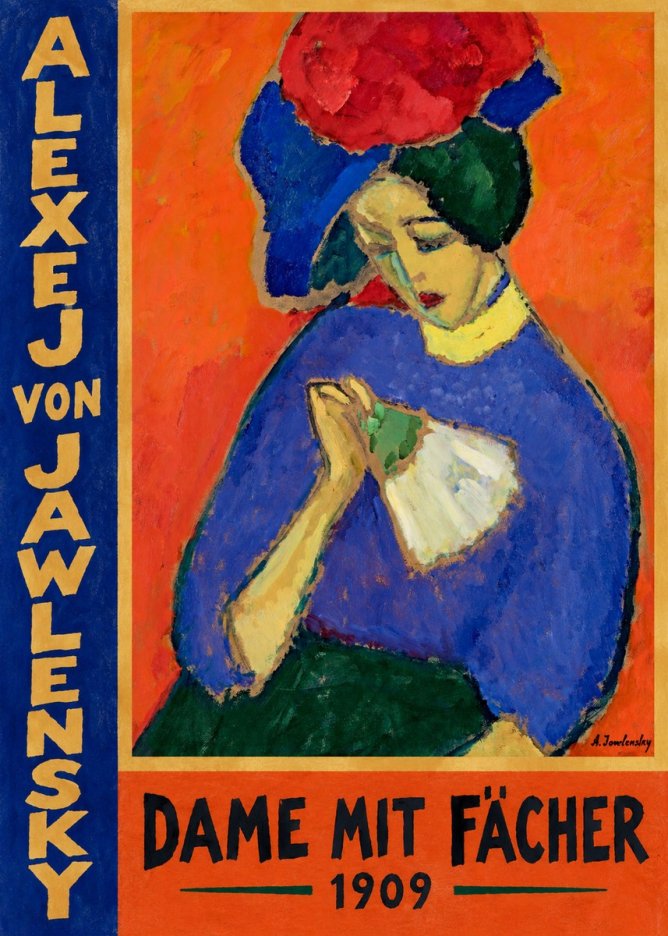 Alexej von Jawlensky Dame Mit Fächer No2 - Plakát
